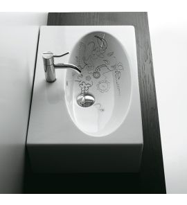 Simas LFT Spazio Umywalka Ścienna/Stawiana na blat 61x39cm LFT54/LFT 54