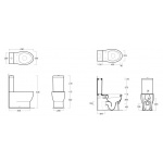 Simas LFT Spazio WC Stojący LFT25/LFT 25