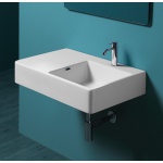 Simas Quasar Umywalka Ścienna 75x45 cm biała QU75D