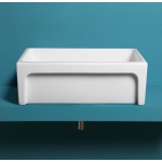 Simas Quasar Zlewozmywak Stawiany na Blat 75x50 cm biała Q500