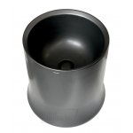 Simas Sharp Umywalka stawiana na blat 42x44 cm Czarny mat SH10NEROMATT