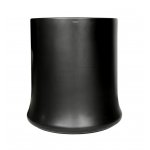 Simas Sharp Umywalka stawiana na blat 42x44 cm Czarny mat SH10NEROMATT