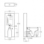 Simas spłuczka z mechanizmem CT 09/D 20