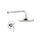 Simas Tokyo Zestaw prysznicowy podtynkowy z ramieniem i deszczownicą chrom TOSDI.CC