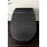 Simas Vignoni Miska WC wisząca bezrantowa Rimless z deską wolnoopadającą antracyt mat VI18ANTRACITEMAT+VI004ANTRACITEMAT