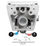 Smart X Avva Miska WC wisząca bezrantowa z funkcją bidetu53x35,5 cm z deską wolnoopadającą biała 100315 100787