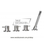 STEINBERG SERIA 100 4-otworowa bateria wannowa / prysznicowa chrom 100 2480 / 1002480 / 100.2480