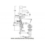 STEINBERG SERIA 100 Bateria umywalkowa, element zewnętrzny  chrom 100 1010 / 1001010 / 100.1010