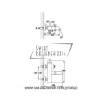 STEINBERG SERIA 100 Bateria wannowo-prysznicowa z mieszaczem  1/2” chrom 100 1100 / 1001100 / 100.1100