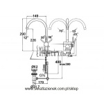 STEINBERG SERIA 100 Jednouchwytowa bateria umywalkowa chrom 100 1500 / 1001500 / 100.1500