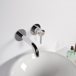 STEINBERG SERIA 100 jednouchwytowa bateria umywalkowa ścienna, chrom 100 1816 / 1001816 / 100.1816