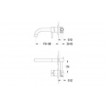 STEINBERG SERIA 100 jednouchwytowa bateria umywalkowa ścienna, chrom 100 1816 / 1001816 / 100.1816