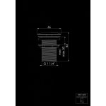      STEINBERG SERIA 100 Odpływ 1 1/4" z pokrywą Chrom 100.1693 / 1001693 WYPRZEDAŻ MAGAZYNOWA!!