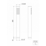 STEINBERG SERIA 100 Słuchawka prysznicowa chrom 099 9665 / 0999665 / 099.9665