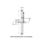 STEINBERG SERIA 100 zestaw prysznicowy 900mm – 100 1601 / 1001601 / 100.1601