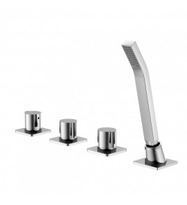 STEINBERG SERIA 120 4-otworowa bateria wannowa / prysznicowa chrom 120 2480 1 / 12024801 / 120.24801