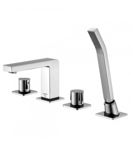 STEINBERG SERIA 120 4-otworowa bateria wannowa / prysznicowa chrom 120 2402 1 / 12024021 / 120.24021