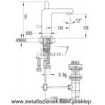Steinberg 120 Bateria Umywalkowa 1-otworowa chrom 120 1000 / 1201000 / 120.100