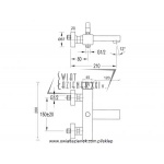 STEINBERG SERIA 120 Bateria wannowo-prysznicowa z mieszaczem  1/2” chrom 120 1100 / 1201100 / 120.1100
