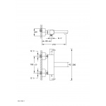 STEINBERG SERIA 120 bateria termostatyczna wannowa / prysznicowa, chrom 120 3100 1 / 12031001 / 120.31001