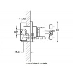 STEINBERG SERIA 120 jednouchwytowa bateria termostatyczna, natryskowa 250 4210 / 2504210 / 250.4210