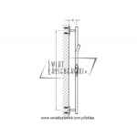 STEINBERG SERIA 120 zestaw prysznicowy 600mm – 120 1602 / 1201602 / 120.1602