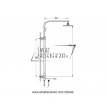 STEINBERG SERIA 120 zestaw prysznicowy bez bateri 120 2770 / 1202770 / 120.2770