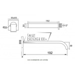 STEINBERG SERIA 135 wylewka wannowa/umywalkowa/prysznicowa 135 2300 / 1352300 / 135.2300