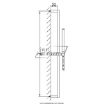STEINBERG SERIA 135 zestaw prysznicowy 750mm – 135 1600 / 1351600 / 135.1600