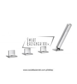 STEINBERG SERIA 160 4-otworowa bateria wannowa / prysznicowa chrom 160 2480 / 1602480 / 160.2480