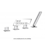 STEINBERG SERIA 160 4-otworowa bateria wannowa / prysznicowa chrom 160 2480 / 1602480 / 160.2480