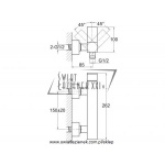 STEINBERG SERIA 160 Bateria prysznicowa ścienna z mieszaczem chrom 160 1210 / 1601210 / 160.1210