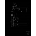      STEINBERG SERIA 160 Bateria umywalkowa jednouchwytowa podtynkowa element zewnętrzny Chrom 160.1824.3 / 16018243 WYPRZEDAŻ MAGAZYNOWA!!