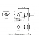 STEINBERG SERIA 160 trzy drożny przełącznik 160 4362 / 1604362 / 160.4362