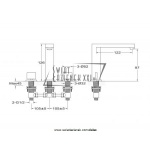 STEINBERG SERIA 170 3-otworowa bateria umywalkowa, nablatowa, chrom 170 2000 / 1702000 / 170.2000