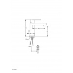 STEINBERG SERIA 170 Bateria umywalkowa, element zewnętrzny  chrom 170 1000 1 / 17010001 / 170.10001