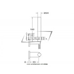 STEINBERG SERIA 170 słuchawka prysznicowa chrom 170 1650 / 1701650 / 170.1650