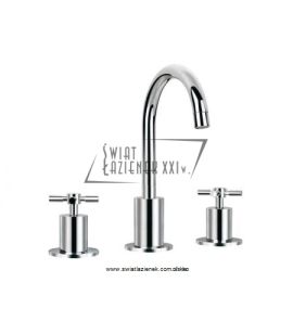 STEINBERG SERIA 250 3-otworowa bateria umywalkowa, nablatowa, chrom 250 2000 / 2502000 / 250.2000