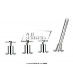 STEINBERG SERIA 250 4-otworowa bateria wannowa / prysznicowa chrom 250 2480 / 2502480 / 250.2480