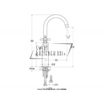 STEINBERG SERIA 250 Jednouchwytowa bateria umywalkowa chrom 250 1550 / 2501550 / 250.1550