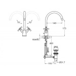STEINBERG SERIA 250 Jednouchwytowa bateria umywalkowa chrom 250 1500 / 2501500 / 250.1500