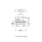 STEINBERG SERIA 250 zawór odcinający, ceramiczny, do zimnej wody 250 4500 / 2504500 / 250.4500