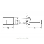 STEINBERG SERIA 450 haczyk na ręcznik 450 2400 / 4502400 / 450.2400