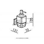 STEINBERG SERIA 450 pojemnik na mydło 450 8000 / 4508000 / 450.8000