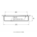 STEINBERG SERIA 450 Ścienny uchwyt wannowy z koszykiem 450 2640 / 4502640 / 450.2640