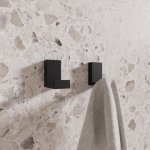      STEINBERG SERIA 460 Haczyk na ręcznik Czarny mat 460.2400.S / 4602400S WYPRZEDAŻ MAGAZYNOWA!!