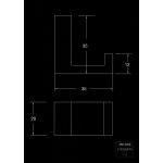      STEINBERG SERIA 460 Haczyk na ręcznik Czarny mat 460.2400.S / 4602400S WYPRZEDAŻ MAGAZYNOWA!!