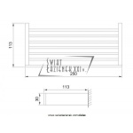 STEINBERG SERIA 460 koszyk pod prysznic 460 2300 / 4602300 / 460.2300