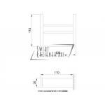 STEINBERG SERIA 460 Mydelniczka z wiszącym uchwytem chrom 460 2201 / 4602201 / 460.2201