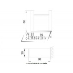 STEINBERG SERIA 460 szklanka/kubek z wiszącym uchwytem 460 2002 / 4602002 / 460.2002